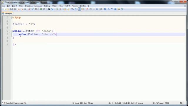 PHP Basics: While Loop смотреть онлайн