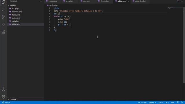 class4 Php - loop while,do while смотреть онлайн