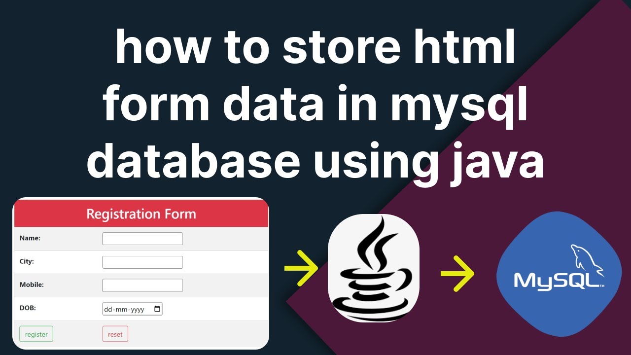how to store html form data in mysql database using java _ Java Servlet and JDBC Example смотреть онлайн