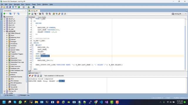 PL/SQL - Composite Type | Row Type | Record Type | Assigning Type to another type смотреть онлайн