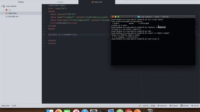 Git & GitHub For Absolute Beginners[12/14]-Pulling and Branching смотреть онлайн