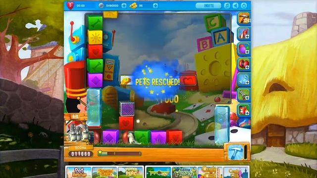 Pet Rescue Saga Level 913 (no boosters) смотреть онлайн