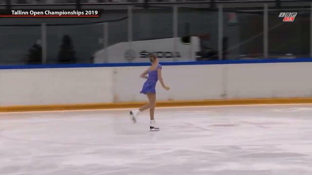 Niina PETROKINA Tallinn Open Championships 2019 FP смотреть онлайн