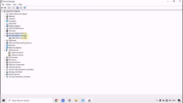 IDE ATA/ATAPI controllers | AMD SATA Controller | Device manager | Control panel смотреть онлайн