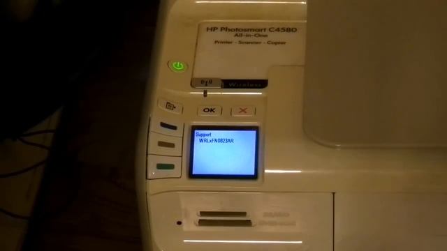 HP C4580 Printer "Cartridge Error" clear/fix смотреть онлайн