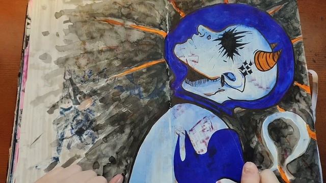 ОБЗОР НА СКЕТЧБУК/ геншин, гуманоиды и истории из жизни (А4) смотреть онлайн