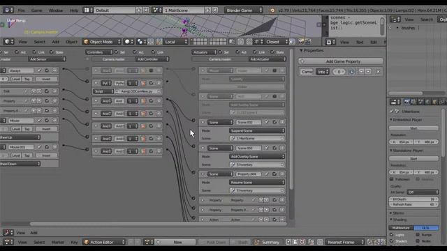 Making Game with Blender 2.79 - Inventory, Enemies, then Magic build смотреть онлайн