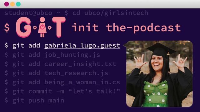GiT init the-podcast: Ep1 - GiT add Gabriela_Lugo смотреть онлайн
