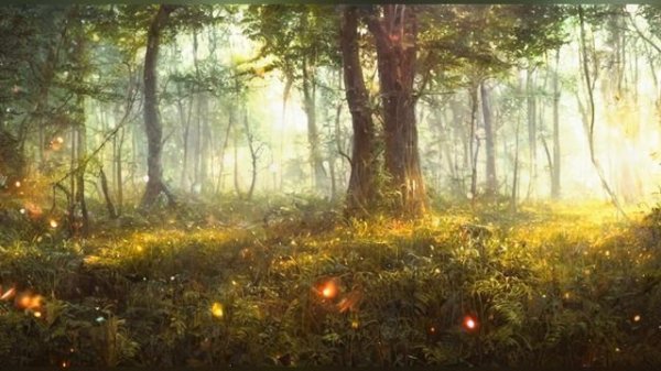 ?Mystical corner in the forest, atmospheric fairy land