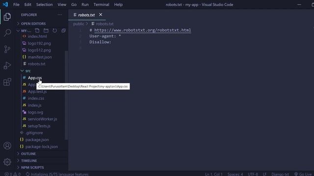 Directory Structure of ReactJs Project смотреть онлайн