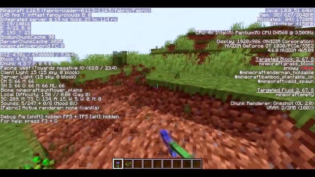 Aumente até 1000 FPS no seu minecraft 2021 Sodium X Optifine смотреть онлайн
