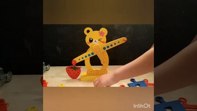 Деревянные весы Медвежонок смотреть онлайн