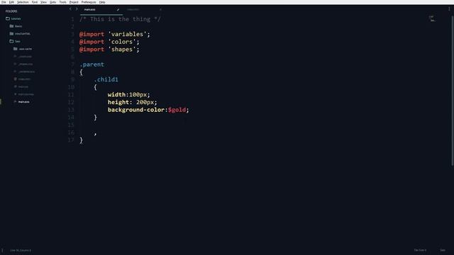 3 - Nesting in Sass | Sass Tutorials (SCSS) смотреть онлайн