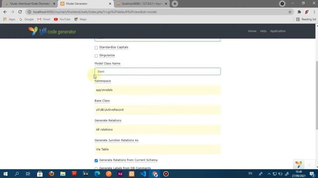 Latihan | Implementasi Gii Pada Yii2 Framework смотреть онлайн