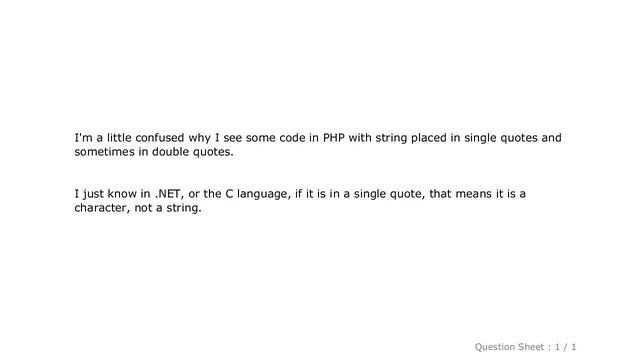 PHP : What is the difference between single-quoted and double-quoted strings in PHP? смотреть онлайн