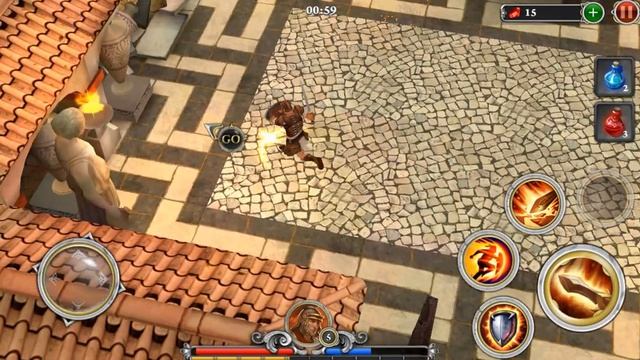 Blood & Glory Immortals Gameplay Обзор Первый взгляд Летсплей (Android,APK) Игра за Гладиатора смотреть онлайн