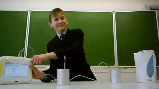 Измерение теплоёмкости воды.AVI смотреть онлайн