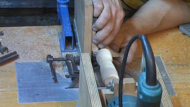 Этапы изготовления рукоятки для напильника, стамески и т.п. дрелью и циркуляркой в стол смотреть онлайн