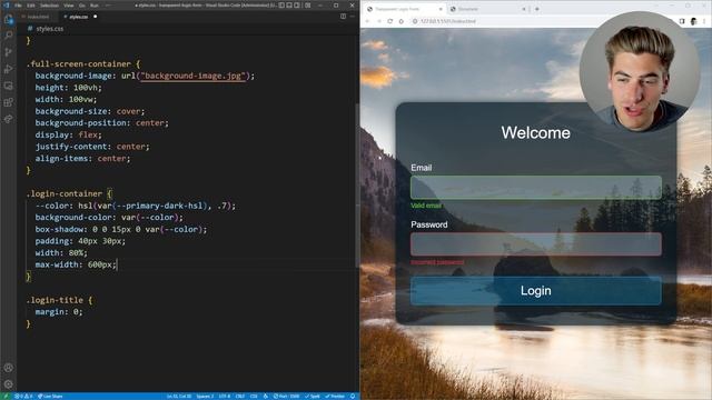 How To Build A Modern Login Screen With Error/Success States смотреть онлайн