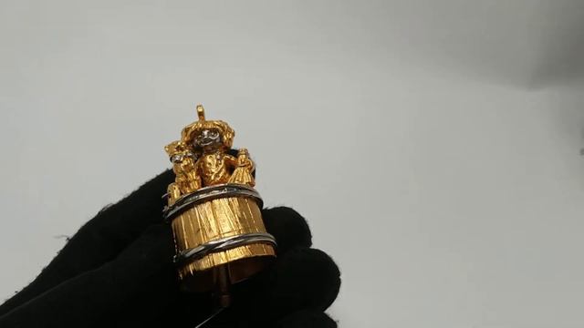 Колокольчик "Кузя и кот". Позолоченный z10969 смотреть онлайн