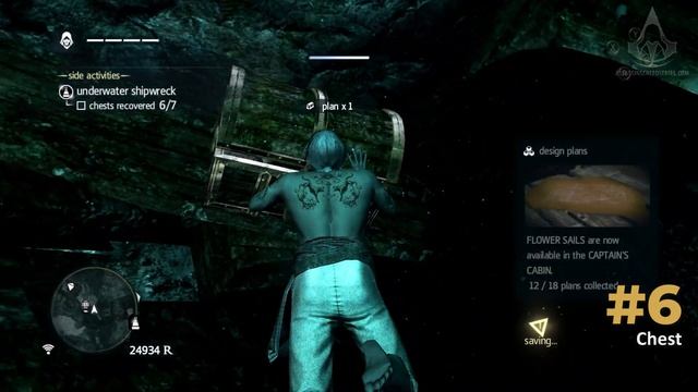 Assassin's Creed Black Flag - All Side Activities & Collectibles in The Black Trench смотреть онлайн