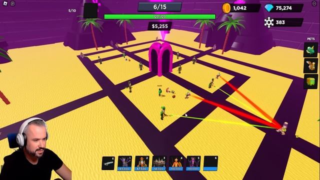 BEATING THE SHADOW REALM! - World Defenders Roblox смотреть онлайн