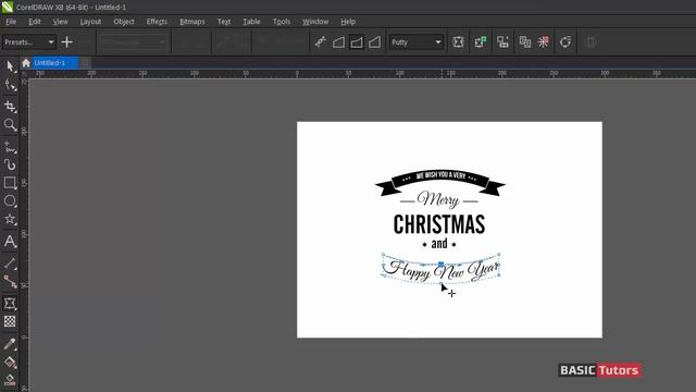 Creating a Christmas Label Design - Coreldraw Tutorials смотреть онлайн
