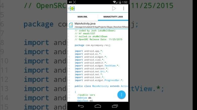 Android Skype Resolver( Java Source Code) смотреть онлайн
