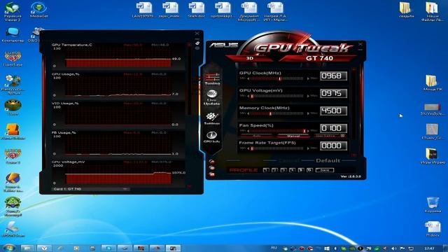 Разгон видеокарты через Gpu Tweak Asus и GIGABYTE OC GURU смотреть онлайн