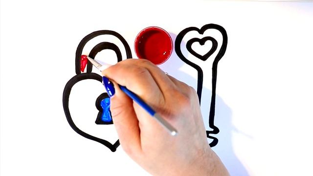 How to draw lock and key step by step | Как нарисовать замок с ключом смотреть онлайн