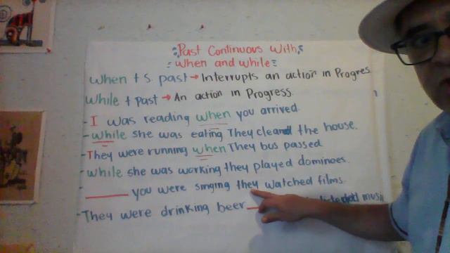PAST CONTINUOUS WITH WHEN AND WHILE INGLES III смотреть онлайн