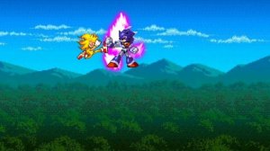 Fleetway Sonic Vs Metallix(Sonic Sprite Animation)