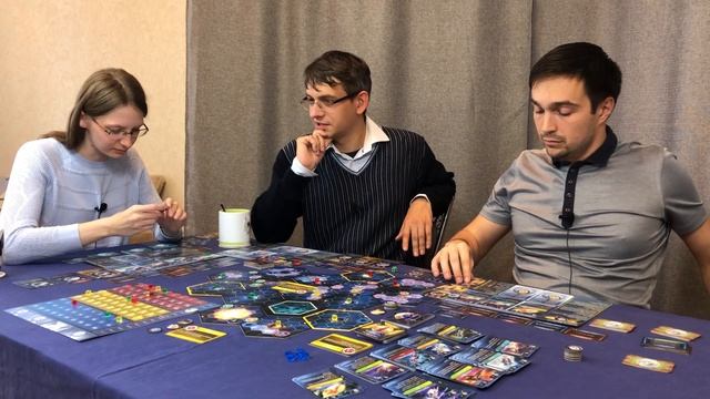 АМБИЦИИ КОСМОСА - ЛЕТСПЛЕЙ настольной игры (космической 4x-стратегии) вместе с автором смотреть онлайн