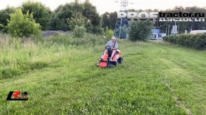 Садовый трактор (райдер) Husqvarna R213C тест-драйв.