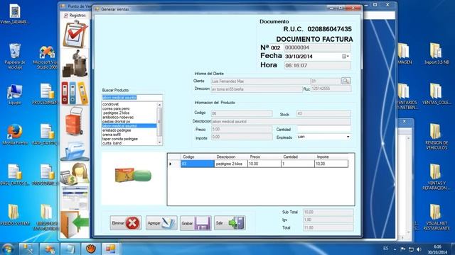 SISTEMA DE FACTURACION EN VISUAL BASIC NET 2010 Y SQL SERVER 2005 смотреть онлайн
