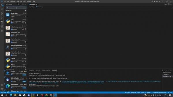 How To Select Phyton Interpreter Visual Studio Code Tutorial