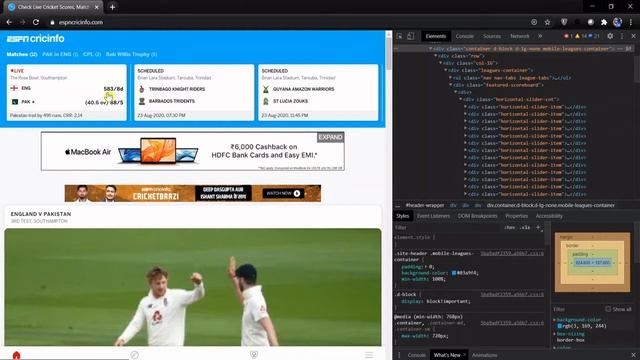 Watch Cricket score in terminal | #1 |python web scraping | python selenium tutorial | tamil смотреть онлайн
