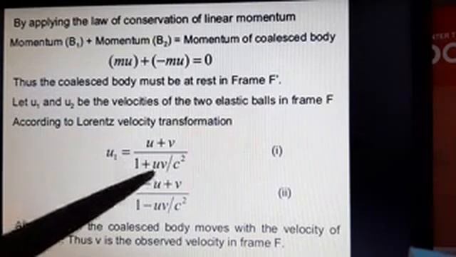 Variation of Mass with Velocity смотреть онлайн