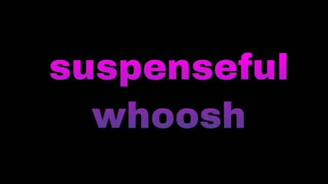 suspenseful whoosh (sound effect) смотреть онлайн