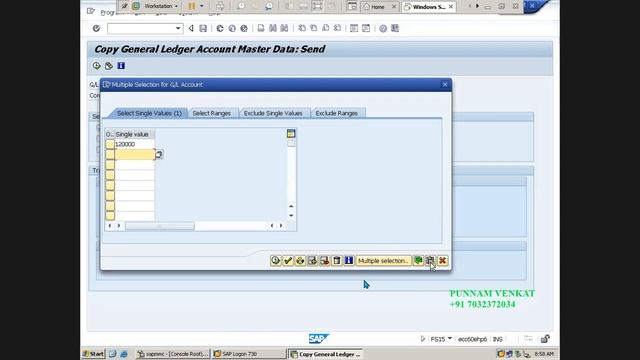 SAP GL Vendor and Customer Extend to Company codes смотреть онлайн