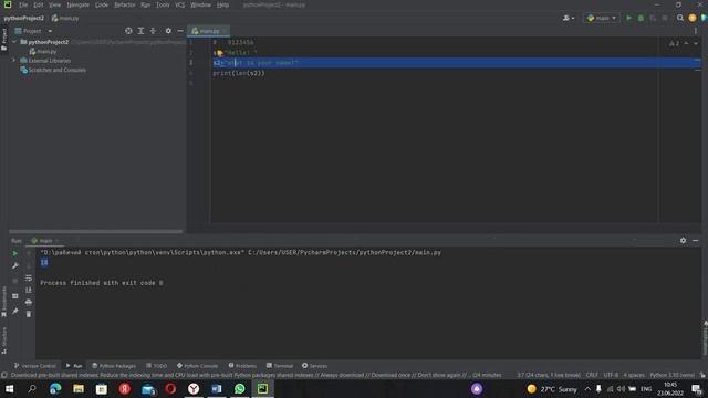 Python негіздері / 7-сабақ / String жолдық тип смотреть онлайн