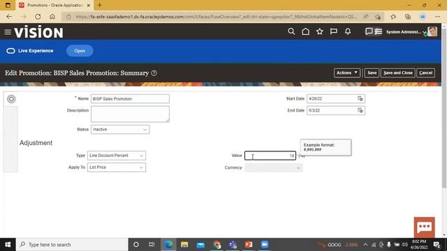 Oracle Manage Sales Promotions | Oracle Sales CRM | Oracle Fusion Sales | Oracle Fusion CRM | BISP смотреть онлайн