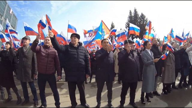 Флешмоб в Краснообске 01.04.2022 смотреть онлайн