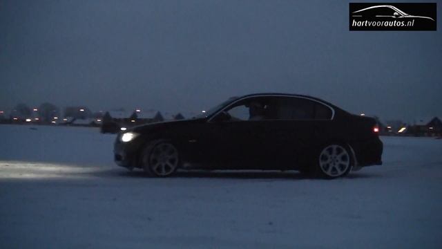 Drifting - BMW 130i Vs. BMW 330i - Hartvoorautos.nl English Subtitled