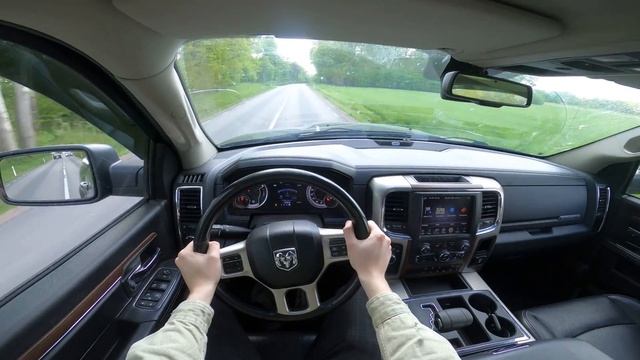 *CRAZY LOUD* DODGE RAM 1500 HEMI 5.7 V8 || 4K POV Test Drive смотреть онлайн