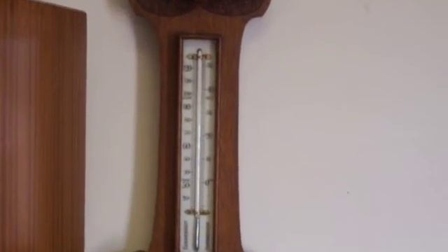 A SOLID OAK CARVED FLOWER WEATHER BAROMETER & THEROMETER WEATHER смотреть онлайн