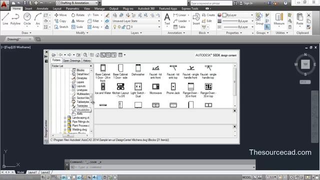 AutoCAD design centre complete tutorial смотреть онлайн