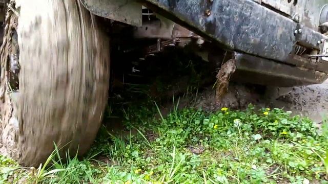 Выезд в лес после дождей на газ66