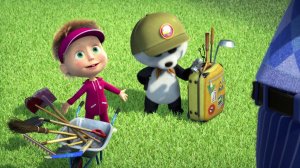 Смотри новые серии "Маша и Медведь" в эфире канала Карусель