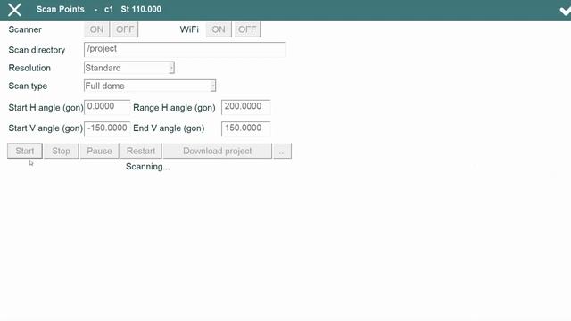 Downloading scanning files from Topcon GTL-1200 using WIFI module смотреть онлайн